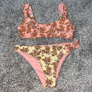 Aerie floral bikini set